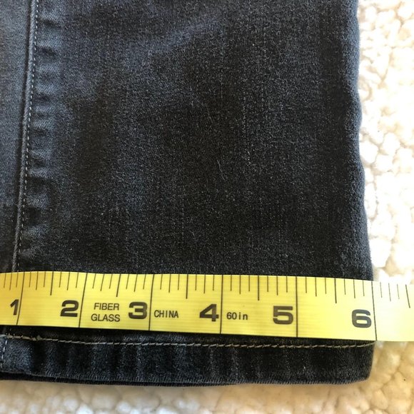 EUC Eileen Fisher Black Stretch Denim Jeans - Picture 8 of 10